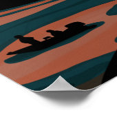 Ten Mile Lake Sunset Poster (Ecke)