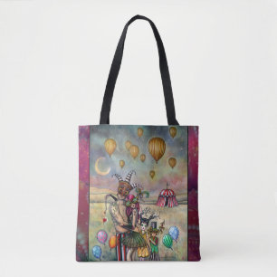 Ten of Cups Tarot Fantasy-Kunst von Molly Harrison Tasche