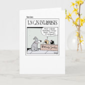 TEN - Zehn Katzen - Unternehmen Karte (Gelbe Blume)