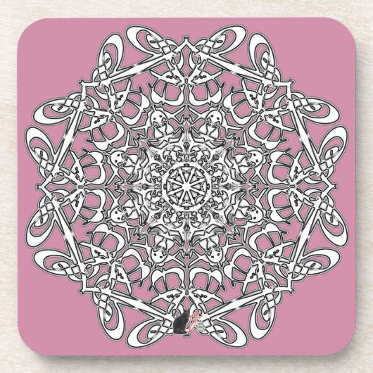 Tenacious Octa Glyph Dawn Untersetzer (Vorderseite)