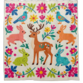 Tenango Avian Folklore Duschvorhang (Vorderseite)