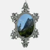 Tenaya Creek im Yosemite-Nationalpark Schneeflocken Zinn-Ornament (Links)
