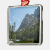 Tenaya Creek im Yosemite-Nationalpark Silbernes Ornament (Links)
