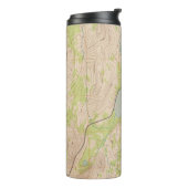 Tenaya Lake, Kalifornien Topographische Karte Thermosbecher (Nach links gedreht)