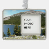 Tenaya Lake on Yosemite National Park Rahmen-Ornament Silber (Vorderseite)