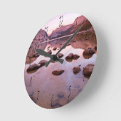 Tenaya Lake Runde Wanduhr (Winkel)