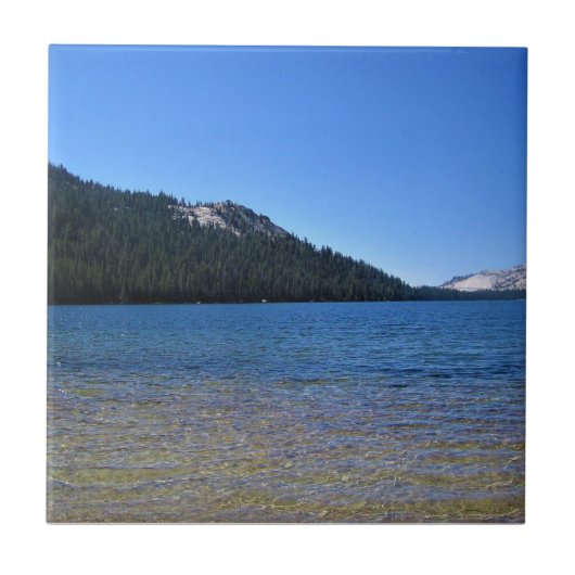 Tenaya Lake, Tuolumne Meadows, Yosemite, CA Fliese (Vorderseite)