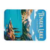 Tenaya Lake USA Magnet (Horizontal)