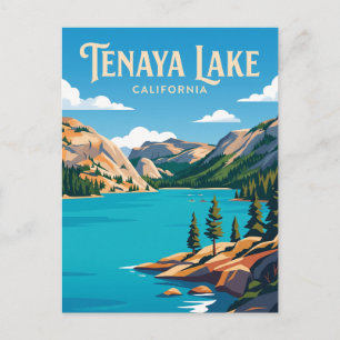 Tenaya Lake USA Postkarte