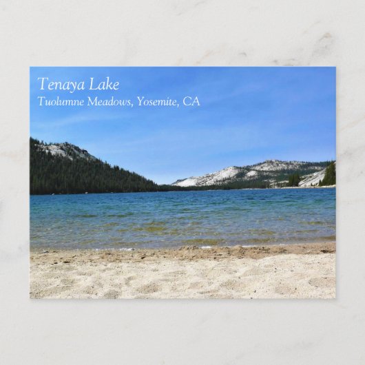 Tenaya Lake, Yosemite, Kalifornien Postkarte (Vorderseite)