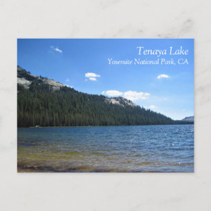 Tenaya Lake, Yosemite National Park, CA Postcard Postkarte
