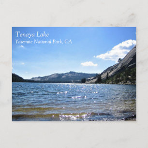 Tenaya Lake, Yosemite National Park, CA Postcard Postkarte