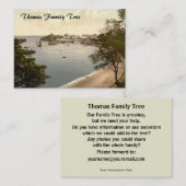 Tenby, Pembrokeshire, Wales Visitenkarte (Vorne/Hinten)