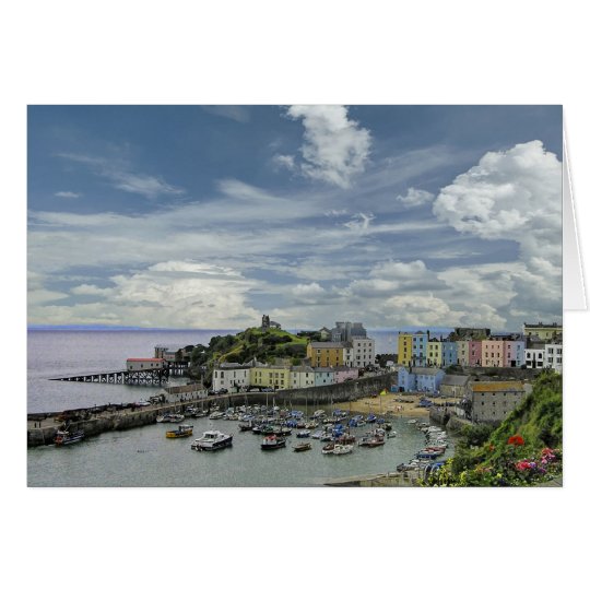 Tenby Wales Karte