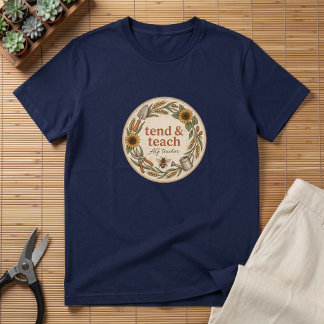 Tend & Teach AG-Lehrerin Tri-Blend Shirt