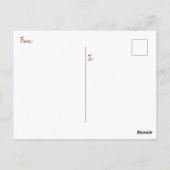 " TENDER EMBRACE " POSTKARTE (Rückseite)