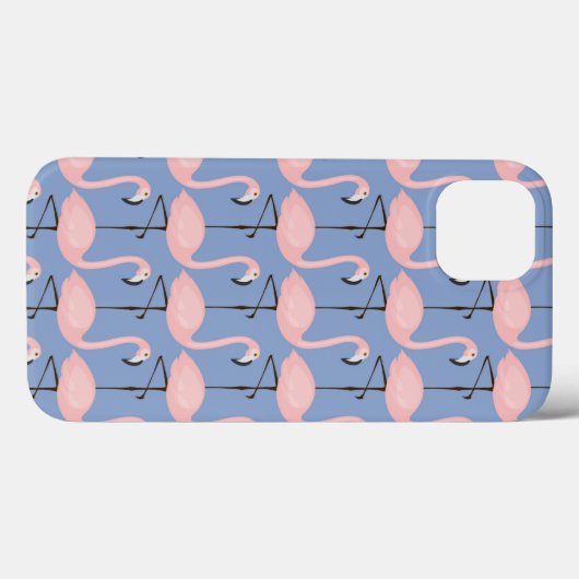 Tender Flamingo Muster Case-Mate iPhone Hülle (Rückseite (Horizontal))