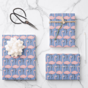 Tender Flamingo Muster Geschenkpapier Set