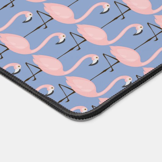 Tender Flamingo Muster Schreibtischunterlage (Ecke)