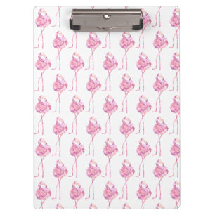 Tender Flamingo Serie Design 3 Klemmbrett