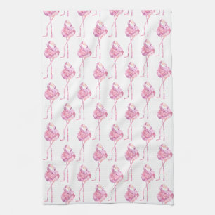 Tender Flamingo Serie Design 3 Küchenhandtuch Geschirrtuch