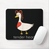 Tender Heart Funny Couple Goose Lover Valentine’s Mousepad (Mit Mouse)