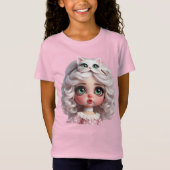 Tender Kitten, Puppe in Kitten Maske von Natasha U T-Shirt (Vorderseite)