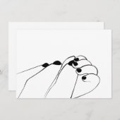 Tender Monochrome Mum Baby Hands (Vorne/Hinten)