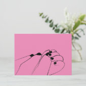 Tender Monochrome Mum Baby Hands (Stehend Vorderseite)