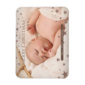 Tender Starry Weihnachten Personalisiertes Foto Ur Magnet (Vertikal)