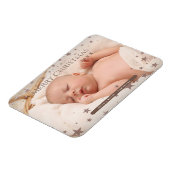 Tender Starry Weihnachten Personalisiertes Foto Ur Magnet (Linke Seite)