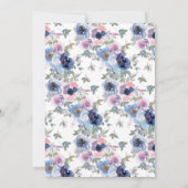 Tender Wedding Set Gossamer Pink Einladung (Rückseite)