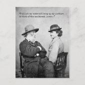 "Tenderest Lover" Walt Whitman und Peter Doyle Postkarte (Vorderseite)