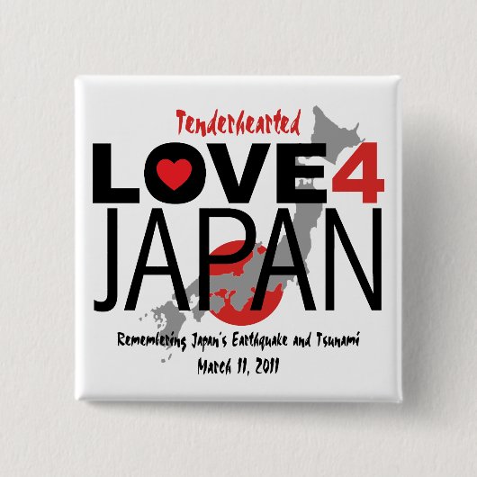 Tenderhearted Liebe 4 Japan Button (Vorderseite)