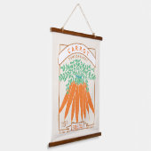 Tendersweet Karottenfutter Wandteppich Mit Holzrahmen (Gewinkelt)