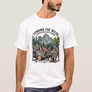 Tending The Wilds Natur Männer T-Shirt