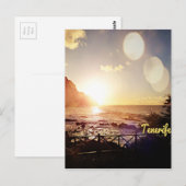 Tenerife Abend Lights Postkarte (Vorne/Hinten)
