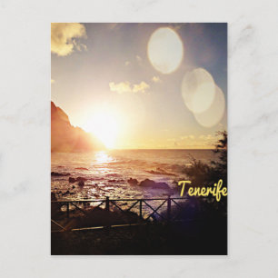 Tenerife Abend Lights Postkarte