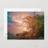 Tenerife,awesome effect postkarte (Vorne/Hinten)