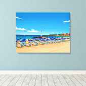 Tenerife beach view canvas print leinwanddruck (Insitu (Holzboden))