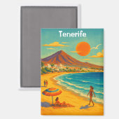 Tenerife Canary Island Playa de las Americas Magnet (Vorderseite/Rückseite)