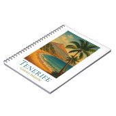 Tenerife Canary Islands Mount Teide Spanish Island Notizblock (Linke Seite)