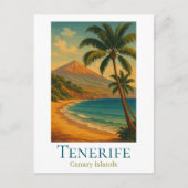 Tenerife Canary Islands Mount Teide Spanish Island Postkarte (Vorderseite)