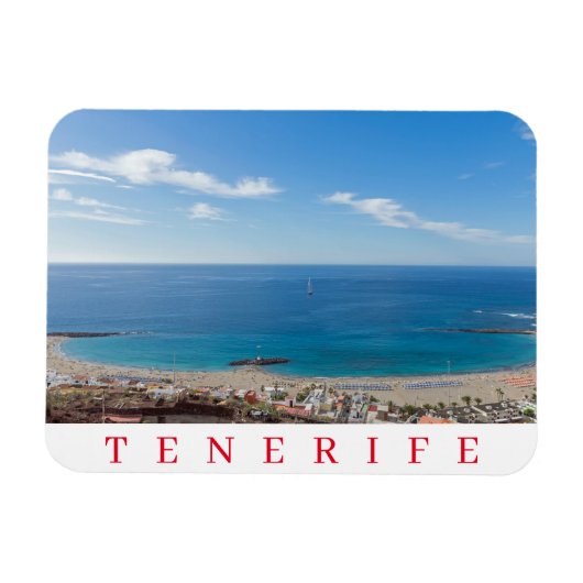 Tenerife Las Vistas Beach Kühlschrankmagnet Magnet (Horizontal)