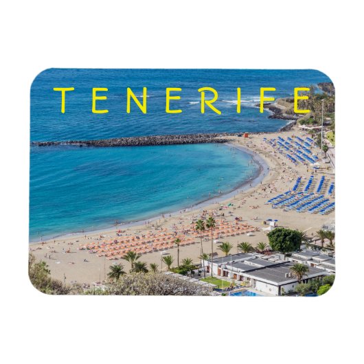 Tenerife Las Vistas View Kühlschrankmagnet Magnet (Horizontal)