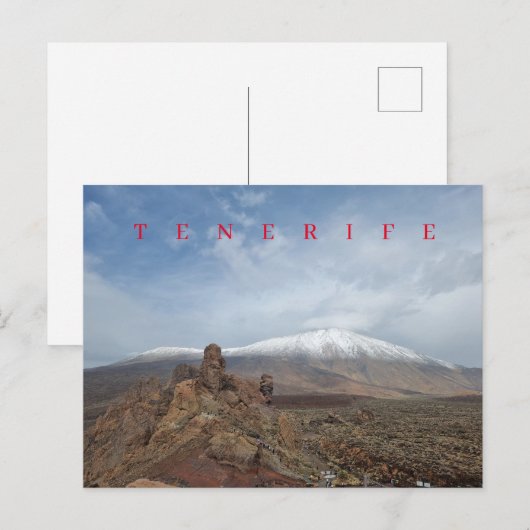 Tenerife Mount Teide View Postkarte (Vorne/Hinten)