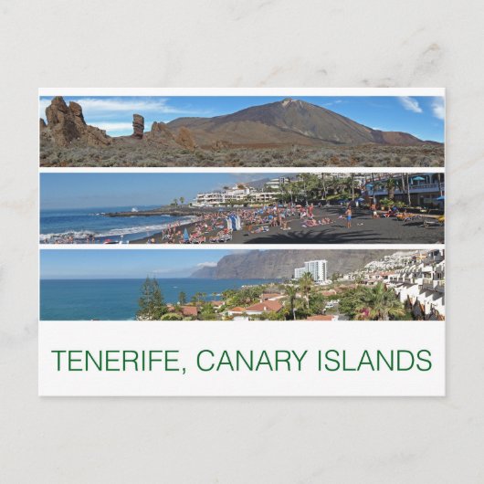 Tenerife Postkarte (Vorderseite)