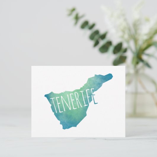 Tenerife Postkarte (Stehend Vorderseite)