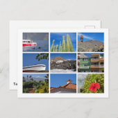 Tenerife Postkarte (Vorne/Hinten)