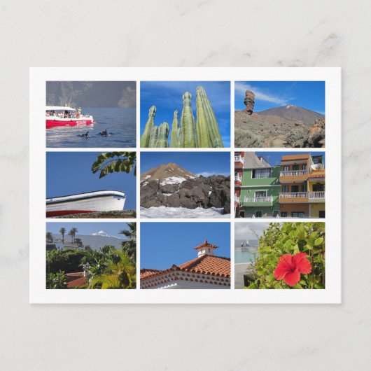 Tenerife Postkarte (Vorderseite)
